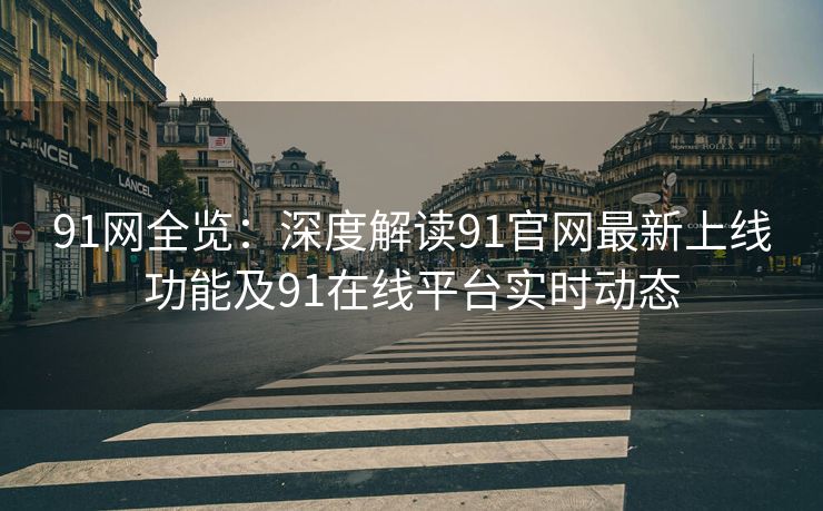 91网全览:深度解读91官网最新上线功能及91在线平台实时动态 91网全览:深度解读91官网最新上线功能及91在线平台实时动态